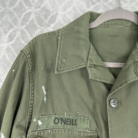 Vietnam War US Army Field Shirt OG-107 Named Armored Cavalry Unit Crest Patches - Picture 2 of 15